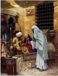 unknow artist Arab or Arabic people and life. Orientalism oil paintings 167 Norge oil painting art